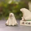 Handmade Zisha Yixing Clay Adorkable Pollar Bear Tea Pet
