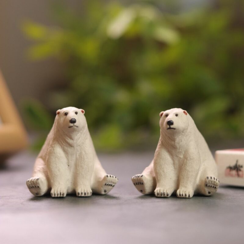 Handmade Zisha Yixing Clay Adorkable Pollar Bear Tea Pet