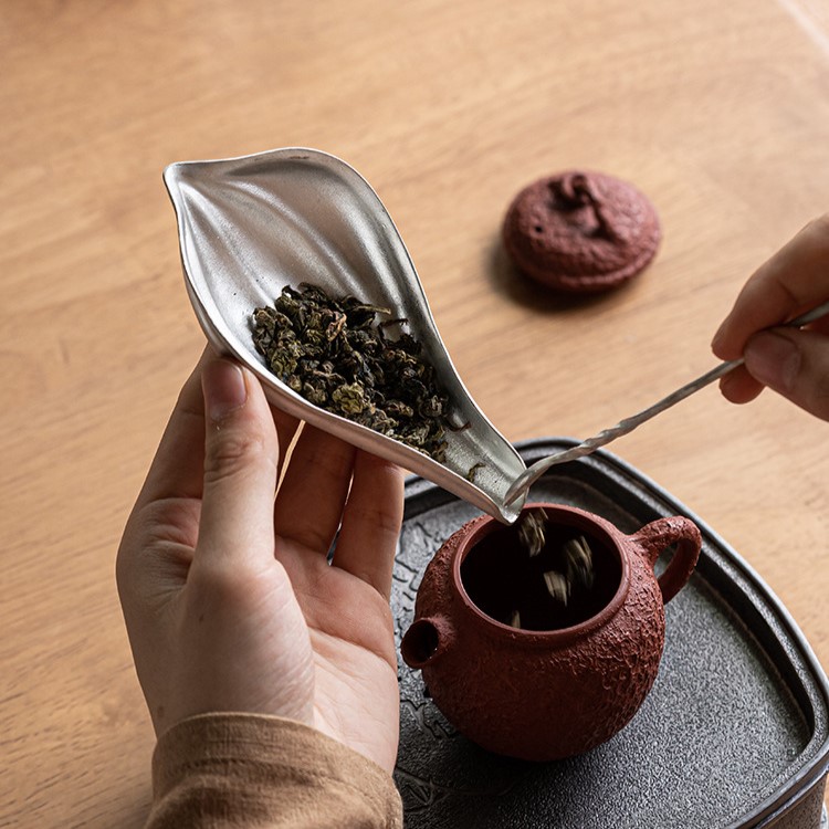 Handmade Tin Zen Style Lotus Petal Kung Fu ChaZe