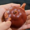 253-2 Half Handmade Duanni Mini Pumpkin 65ml Yixing Teapot