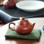 Zhuni Gold Flakes 150ml Hua Ying Yixing Teapot