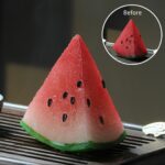 Creative Color Changing Resin Watermelon Slice Tea Pet