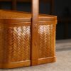 Handmade Aesthetic Bamboo Woven Basket Storage Case