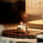 Handmade Ceramic Cute Nerdy Baby Chinese Lion Tea Pet