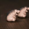 Handmade Zisha Yixing Clay Chunky Little Hippo Tea Pet