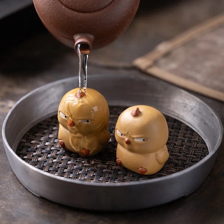 Cute Mini Angry Chicken Tea Pet (10) Cute Mini Angry Chicken Tea Pet