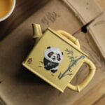 Handmade Duanni Little Panda 120ml Yixing Teapot