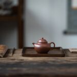 Aged Zini Mini Lian Zi 90ml Yixing Teapot