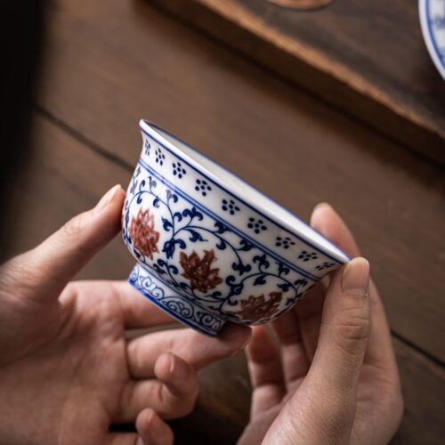 Screenshot Qinghua Ceramic Underglaze Red 100ml Tea Cup