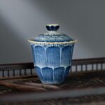 Qinghua Ceramic Lotus 100ml Gaiwan
