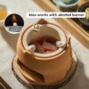 12 Ceramic Little Shiba Yuan Bao Kettle Charcoal Stove