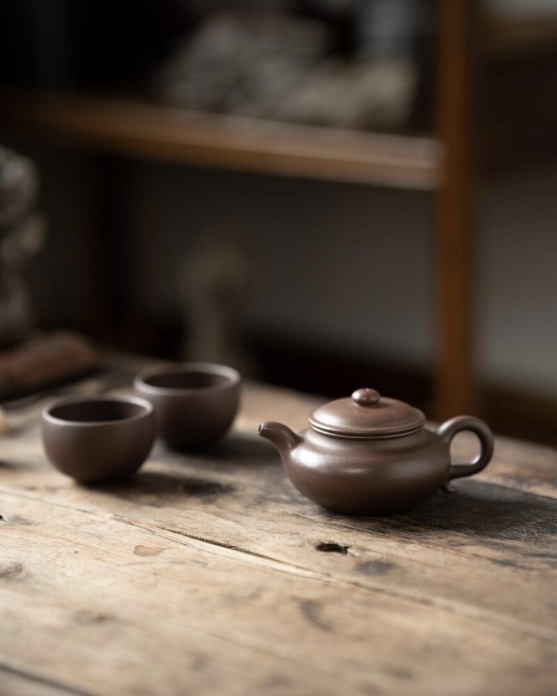 Fang Gu Hei Xin Tu Zini 160ml Yixing Teapot