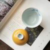 Secret Bamboo Yellow 100ml Gaiwan (4) Secret Bamboo Yellow 100ml Gaiwan