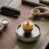 Secret Bamboo Yellow 100ml Gaiwan (5) Secret Bamboo Yellow 100ml Gaiwan