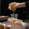 Secret Bamboo Yellow 100ml Gaiwan (8) Secret Bamboo Yellow 100ml Gaiwan
