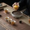 Secret Bamboo Yellow 100ml Gaiwan (9) Secret Bamboo Yellow 100ml Gaiwan