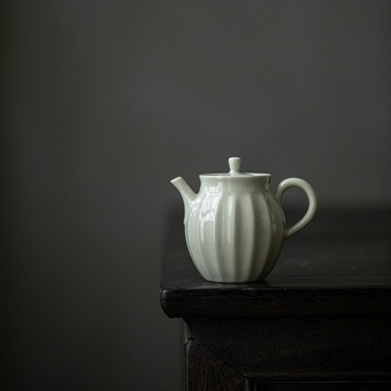 1 Grey Glaze Japanese Style Ceramic 150ml Teapot