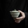 Grey Glaze Ceramic Gourd 130ml Gaiwan