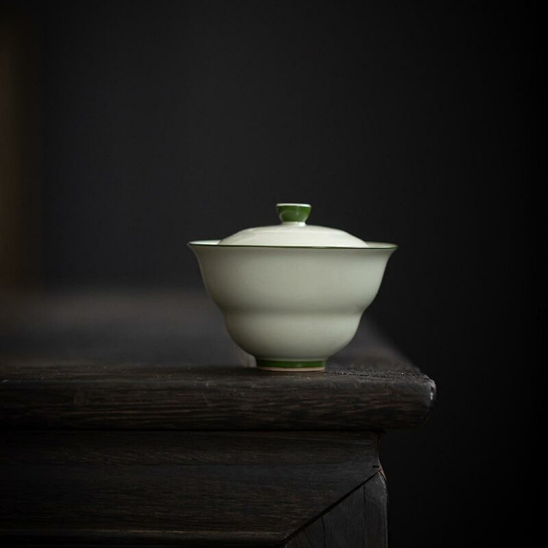 Grey Glaze Ceramic Gourd 130ml Gaiwan