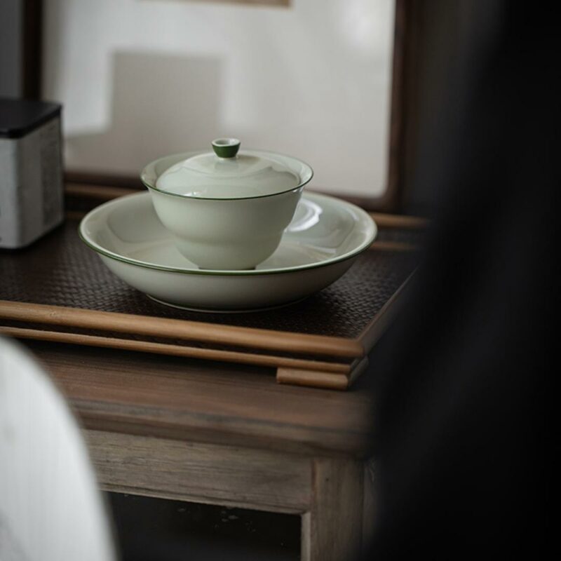 Grey Glaze Ceramic Gourd 130ml Gaiwan