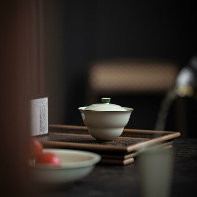 Grey Glaze Ceramic Gourd 130ml Gaiwan