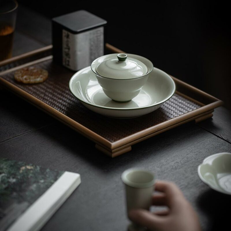 Grey Glaze Ceramic Gourd 130ml Gaiwan