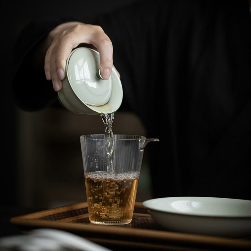 Grey Glaze Ceramic Gourd 130ml Gaiwan