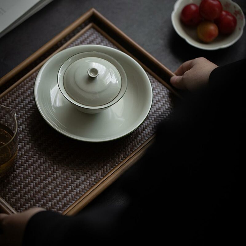 Grey Glaze Ceramic Gourd 130ml Gaiwan