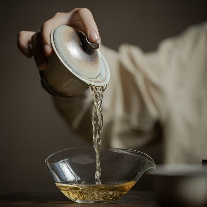 448-13 Kiln Transmutation Ceramic 135ml Gaiwan