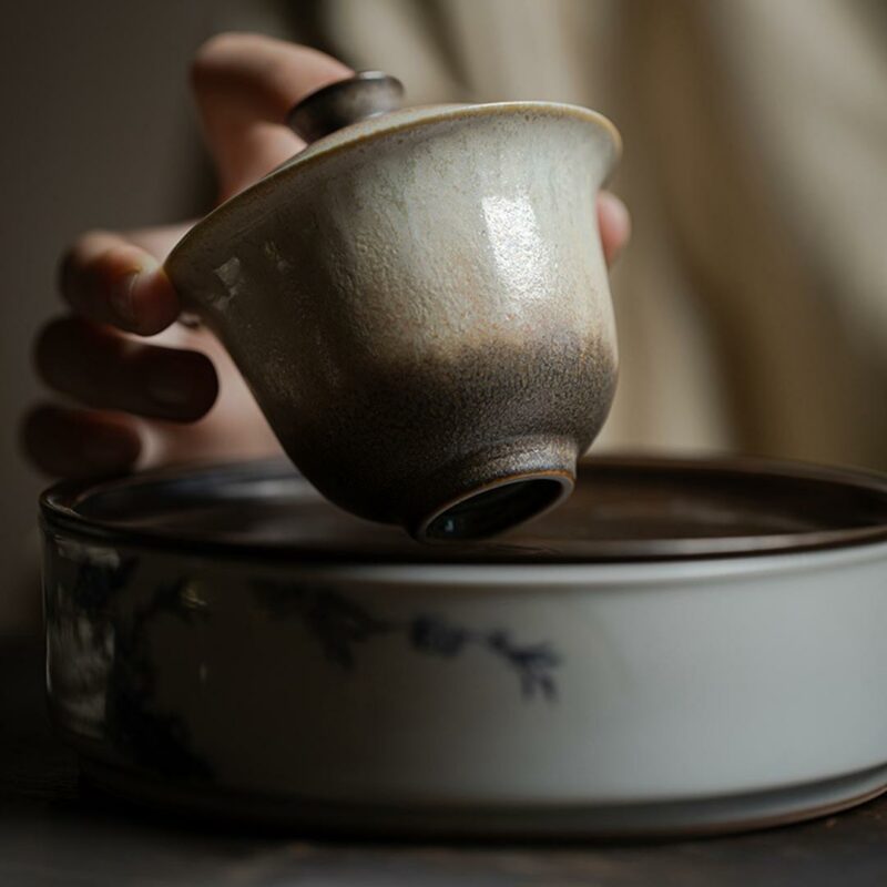 448-3 Kiln Transmutation Ceramic 135ml Gaiwan