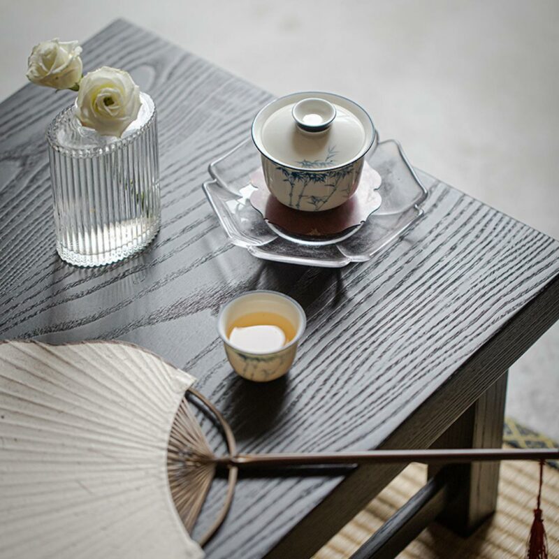 Qinghua Ceramic Jade Glaze Bamboo 140ml Gaiwan