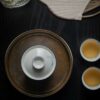 Qinghua Ceramic Jade Glaze Bamboo 140ml Gaiwan