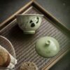 Hand painted Ceramic Panda Playing 130ml Gaiwan