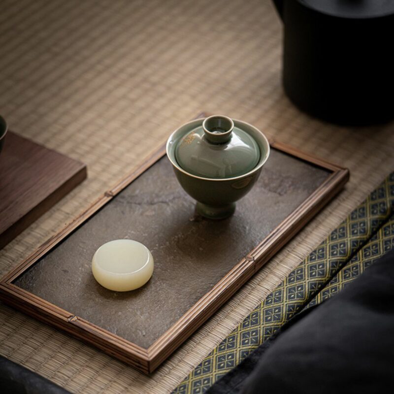 Yue Ware Gilt Painting Ceramic 110ml Gaiwan