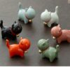 Cute Little Ceramic Bell Kitten Tea Pet