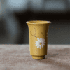 Clay Painting Duanni Daisy 50ml Tea Cup (2) Clay Painting Duanni Daisy 50ml Tea Cup