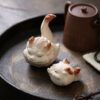 Handmade White Duanni White Chinese Dragon Tea Pet (1) Handmade White Duanni White Chinese Dragon Tea Pet
