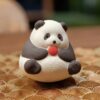 Handmade Zisha Yixing Clay Panda Hua Hua Tea Pet (11) Handmade Zisha Yixing Clay Panda Hua Hua Tea Pet