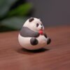 Handmade Zisha Yixing Clay Panda Hua Hua Tea Pet (3) Handmade Zisha Yixing Clay Panda Hua Hua Tea Pet