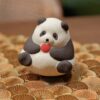 Handmade Zisha Yixing Clay Panda Hua Hua Tea Pet (4) Handmade Zisha Yixing Clay Panda Hua Hua Tea Pet