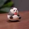 Handmade Zisha Yixing Clay Panda Hua Hua Tea Pet (8) Handmade Zisha Yixing Clay Panda Hua Hua Tea Pet