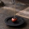 Handmade Zisha Yixing Clay Persimmon Incense Holder (4) Handmade Zisha Yixing Clay Persimmon Incense Holder