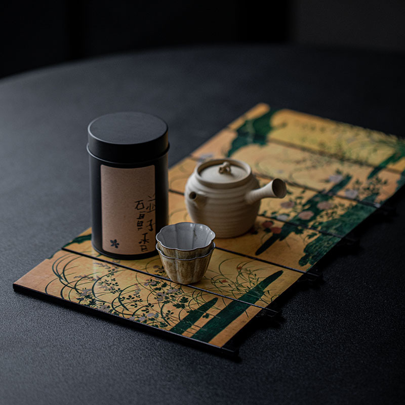 Vintage Wood Chinese Painting Ornament Decoration (5) Vintage Wood Chinese Painting Desk Divider Ornament