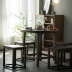 Vintage Tea Space Walnut Wood  Furniture