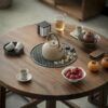 11 Vintage Tea Space Walnut Wood  Furniture