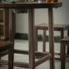 12 Vintage Tea Space Walnut Wood  Furniture