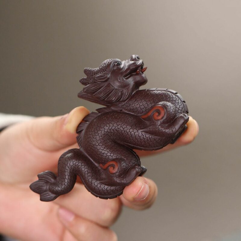 Handmade Zisha Yixing Clay Chinese Dragon Tea Pet