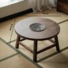 3 Chinese Style Vintage Walnut Wood Table