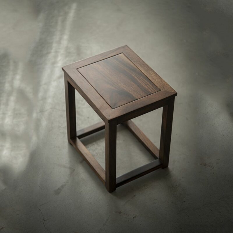 3 Vintage Tea Space Walnut Wood  Furniture