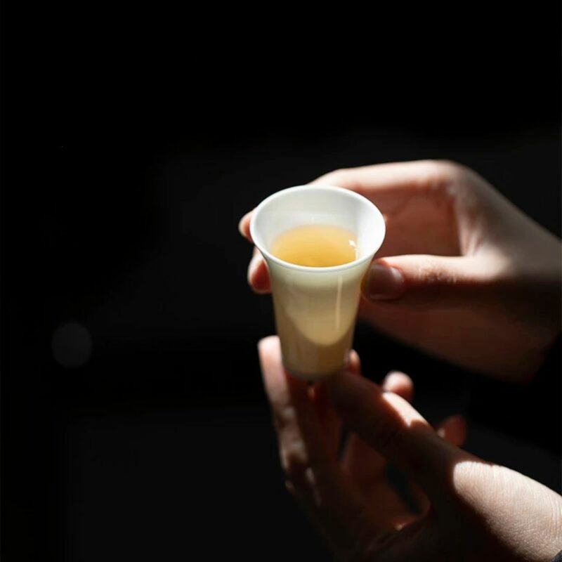 Chinese Style Dehua White Porcelain "Xing Hui" Tea Set